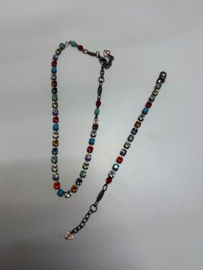 Sabika Necklace and Bracelet Set - Women Jewelry